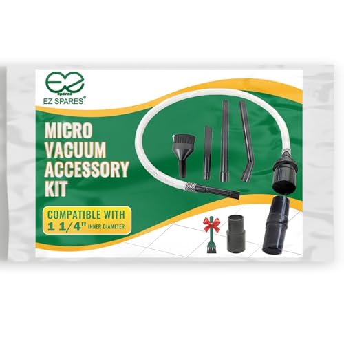 EZ SPARES Micro Cleaning Nozzle Kit,Micro Vacuum Attachment,Universal Vacuum Cleaner Attachment,Mini...