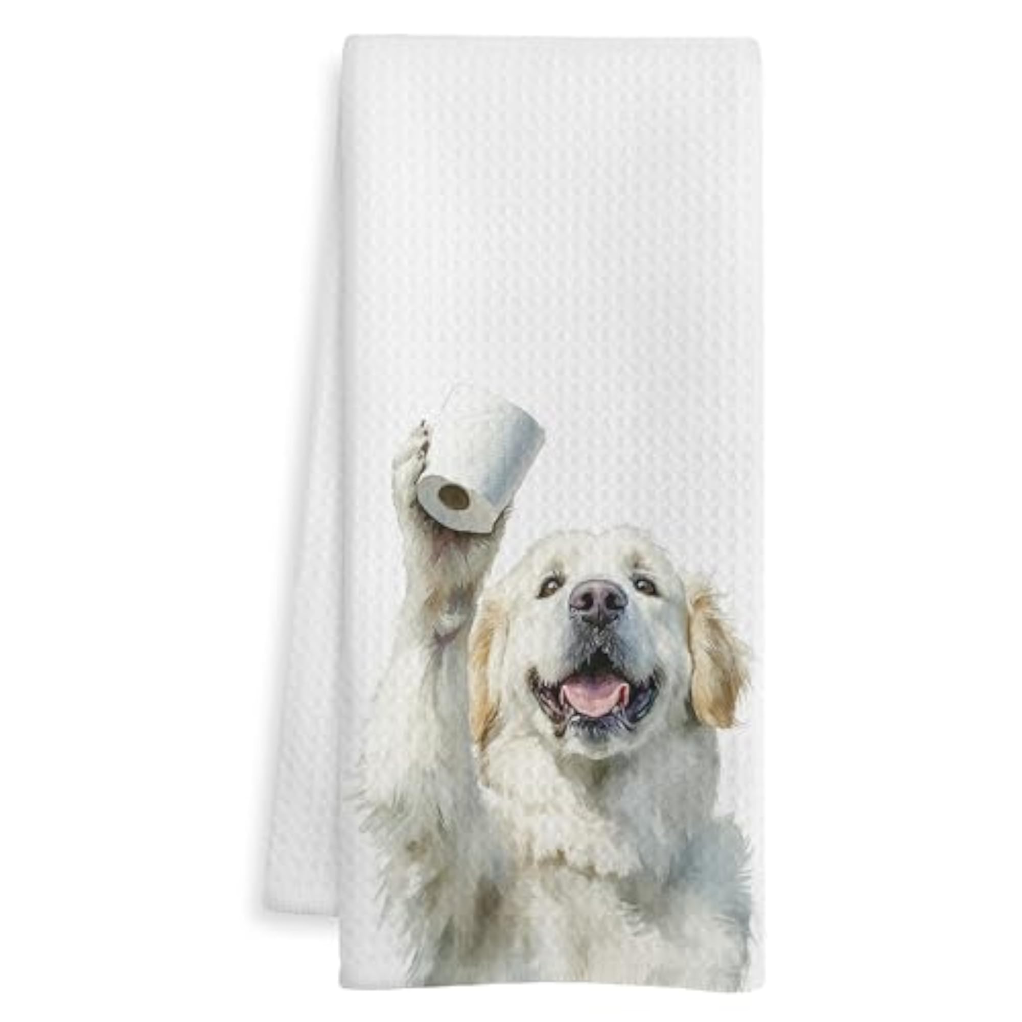 Funny Great Pyrenees Gifts Bathroom Hand Towels