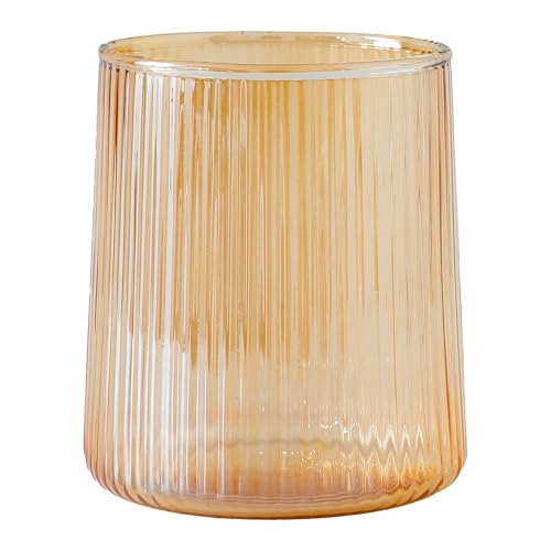 Image of UMAI Borosilicate Glass Coffee Cup (1Pcs - 260ml) | Mugs for Coffee | Coffee Glass | Tea Mug | Juice Jar | Cute Mugs | Cute Coffee Mug | Rakhi Gift for Sister | Unique Gifts (Amber)