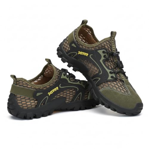 Image of FLARUT Men's Sandals Barefoot Hiking Shoes Quick Dry Breathable Mesh Lightweight Outdoor Training Water Walking Shoes