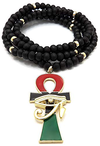 GWOOD Eye of Ra Over Ankh Pendant Necklace3