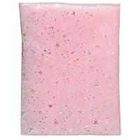 Tüllstoff Glitzer Rosa Dekostoff mit Sternen Sparkly Stoff 155 * 100 cm Tülls Rolle Glitzer Garn Tüll Deko Stoffe Garn Tüll Stoff Weich und Fein Dekoband für Hochzeit Party Geschenke Deko Basteln