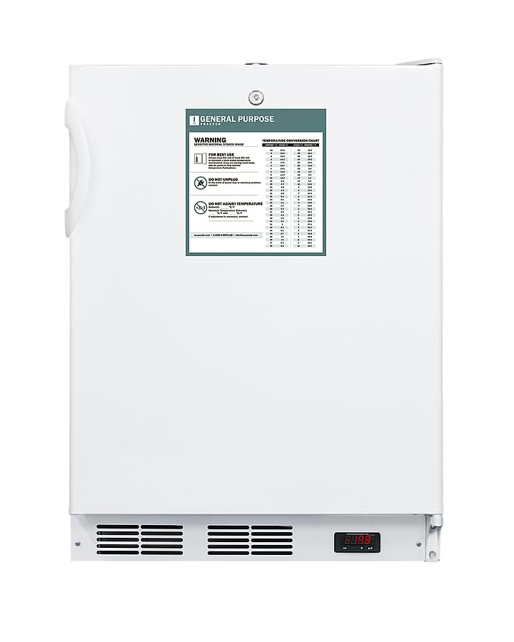 Accucold VT65MLBIADAGP-Accucold 3.5 cu ft Compact Freezer White