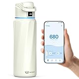 BOOST Smart Water Bottle with Reminder & Tracker, Double Wall Vacuum Insulated Bottles Stainless Steel, 32oz BPA-Free Wide Mouth for School, Gym, Office, Ideal for Mother's Day