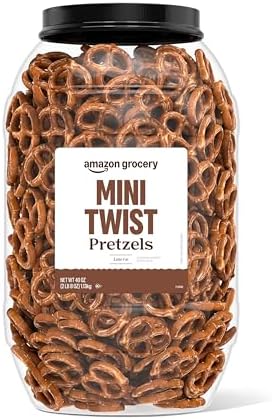 Amazon Grocery, Mini Twist Pretzels, 40 Oz