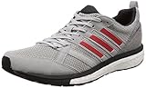  adidas Adizero Tempo 9 m, Zapatillas de Running para Hombre, Gris (Grey Two F17/Hi-Res Red S18/Carbon S18), 42 2/3 EU