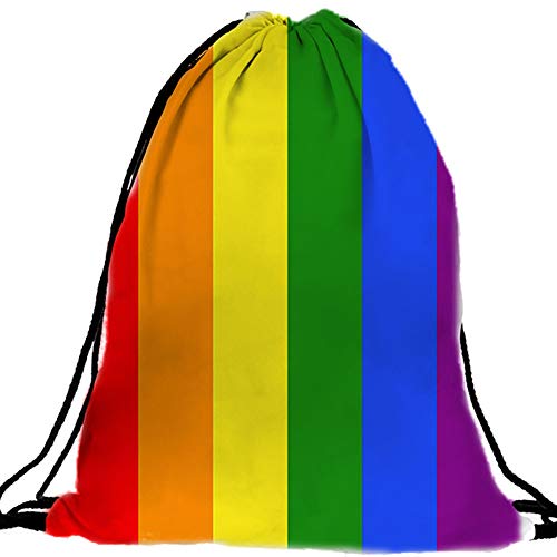 PREMYO Bolsa de Cuerdas Saco de Gimnasio Deporte Mochila Mujer Hombre con Impresión