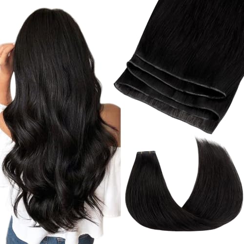 Image of GOO GOO Genius Weft Hair Extensions Human Hair Invisible Blend Flat Weft