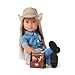 Our Generation - Posable 18 Inch Cowgirl Doll, Realistic Hazel Eyes and Long Blonde Hair, Western-Inspired Outfit and Horse Care Accessories - Pretend Play