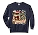 Cozy Christmas Fireplace Tree Holiday Winter Decor Gift Comfort Colors Adult Sweatshirt