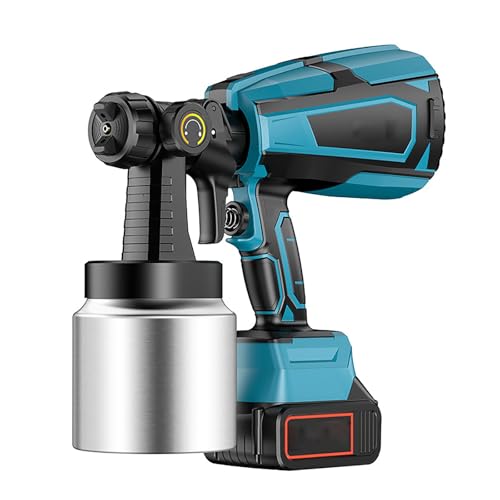 TYZDLSM Electric Paint Sprayer, 1000ml Spray Painting gun with 3 Spray Patterns, Adjustable Flow for Home Renovation, DIY, and Painting