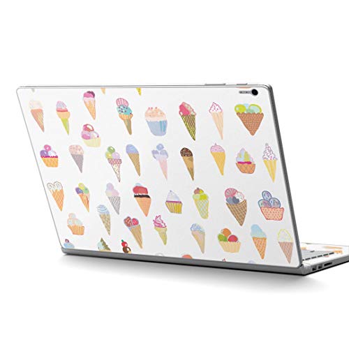 igsticker Surface Book / Book2 / Book3 13.5inch ブック2 専用 スキンシール サーフェス ブック2 カバー ケース フィルム ステッカー アクセサリー 保護 010352 お菓子 パステル デザート