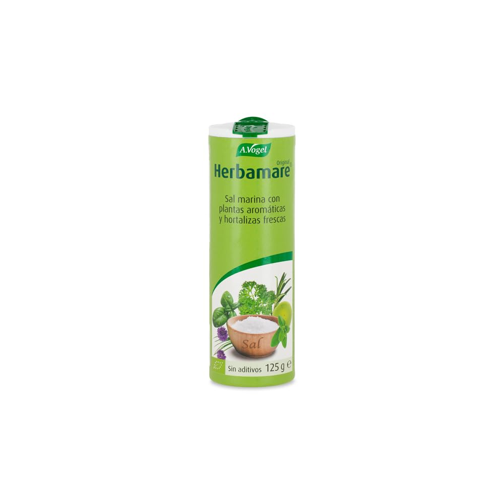 A.Vogel Herbamare | Sal Marina No Refinada | Sal de Hierbas, Hortalizas Frescas y Alga Marina Kelp | Condimento Natural Bio | Realza sabores de ensaladas y sopas | Ideal para cocinar | 250 gramos — view 10