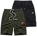 Vcansion Men's Outdoor Lightweight Hiking Shorts Quick Dry Sports Casual Shorts Skateboard Shorts Swimming Shorts