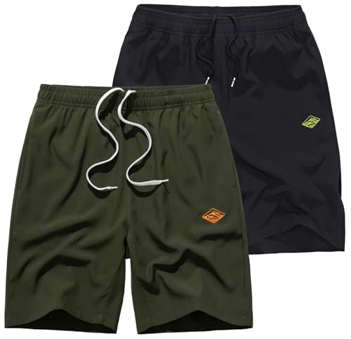 Vcansion Men's Outdoor Lightweight Hiking Shorts Quick Dry Sports Casual Shorts Skateboard Shorts Swimming Shorts