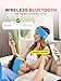 Perytong 2 Pack Sleep Headphones Bluetooth 5.4 Headband, Sleeping Headband Headphones for Side Sleepers, Sweat Resistant Headband Earphones with Built-in Stereo Speakers for Sport Travel Yoga Jogging