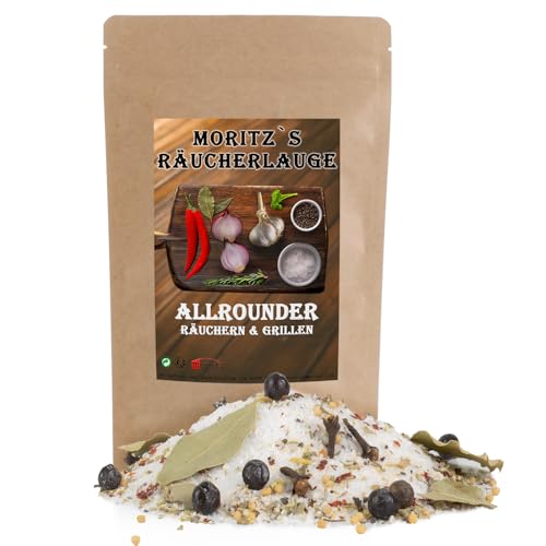 Moritz`s Räucherlauge Allrounder 600g Räucherlake Räuchern Grillen Smoker Fischgewürz für Fisch, Fleisch, Käse und mehr