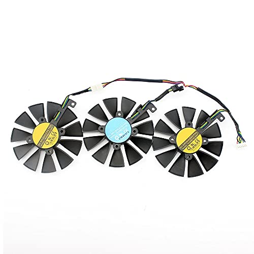 RAKSTORE PLD09210S12HH Graphics Card Cooling Fan Replacement for ASUS ROG STRIX GTX 1060 GTX 1070 GTX GTX1070Ti GTX 1080 GTX1080Ti Quiet Cooler Fan