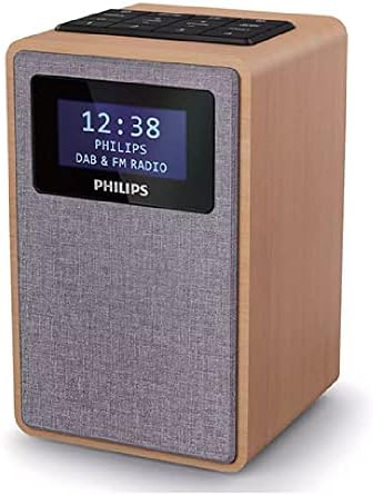 Réveil Radio DAB Et FM Avec 40 Préréglages, Bluetooth, Touriste, Minuterie De Sommeil, Gradateur, Contrôle, Chargeur USB Et Prise Écouteurs
