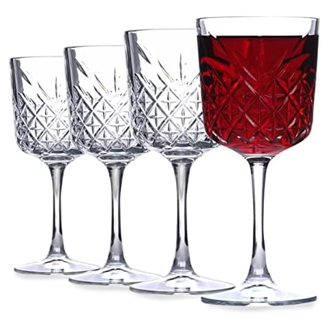 GOSOYO Vintage Coupe Glasses Set of 4, Champagne, Cocktail, Wine Glasses, Long Stem Glassware (11oz/330ml) Cover