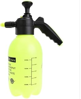 Rana Store 1 Piece 2L Manual Water Pump for Car Home Garden Disinfection Spraying Herbs, Plants and Flowers with Pesticides, Fertilizers, Water Ideal for Gardening - Yellow