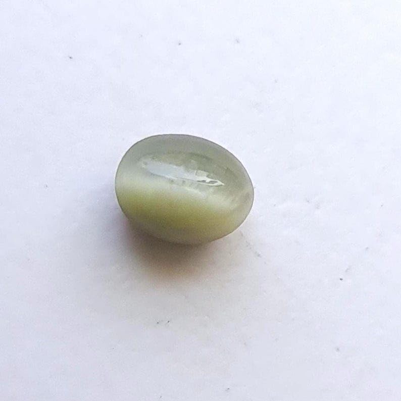 Œil de chat 2,15 ct à effet chatoyant pour monture de bague originale - 6
