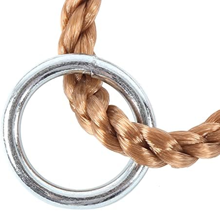 Gedourain Climbing Children Rings, Wooden Gymnastics Rings 120kg/264.6lb for Children Sports