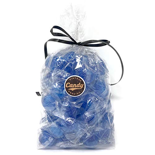 Ice Blue Mint Balls Hard Candy Wrapped, Bulk Gift Bag (One Pound) #TOP1