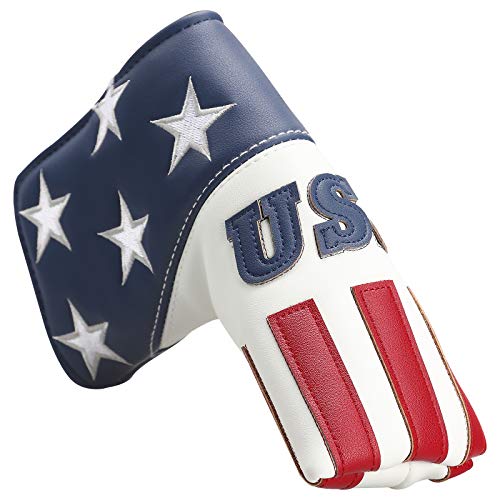 Housse de tête de golf drapeau américain pour votre putter