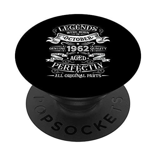 Leyendas nacieron en octubre de 1962 regalo de cumpleaños PopSockets PopGrip Intercambiable