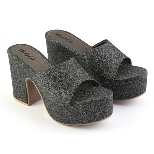 Image of IKAGI Women Stylish Block Heels Sandal Trendy Party & daily /wear for Womens and Girls latest Collection & stylish Comfortable