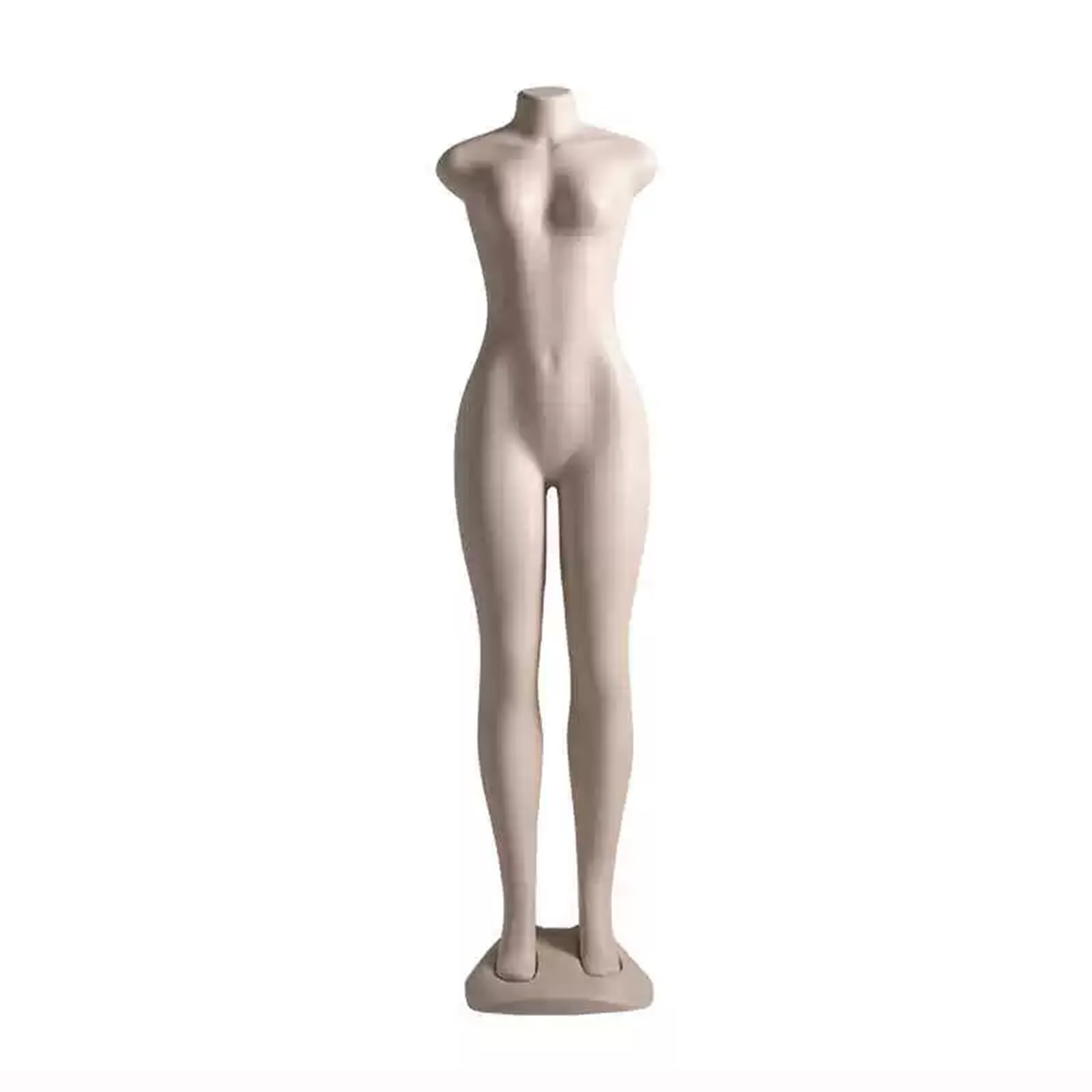 Female Full Body Mannequin Torso, Headless Armless Dress Form Mannequin with Base, for Clothing Display, Retail, Boutique
