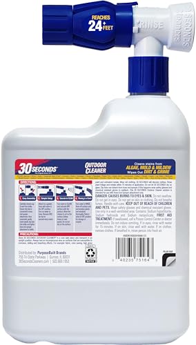 30 Seconds Cleaners 6430S 3PA 30 Seconds Outdoor Cleaner | Cleans Moss & Algae Stains From House thumb #8