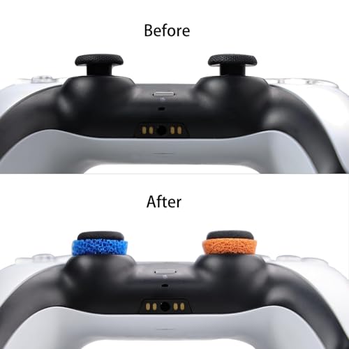 Image of MOLOPPO 8PCS Aiming Precision Rings for PS4, PS5, Xbox Gaming Accessories (Black /Orange /Red /Blue)