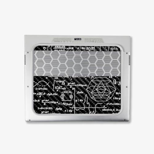 Image of MightySkins Carbon Fiber Skin Compatible with Alienware X14 R2 (2023) Full Wrap Kit - Mathematical | Protective, Durable Textured Carbon Fiber Finish | Easy to Apply & Change Styles | Made in The USA