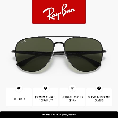 Image of Ray-Ban RB3683 Square Sunglasses for Men for Women
