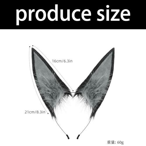 Serre-tête avec oreilles de lapin réglable et multicolore pour fêtes - 6