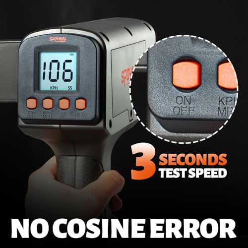 Image of SPOYNAL Baseball Radar Gun, Dual LED /LCD Display, 10-Data Recall