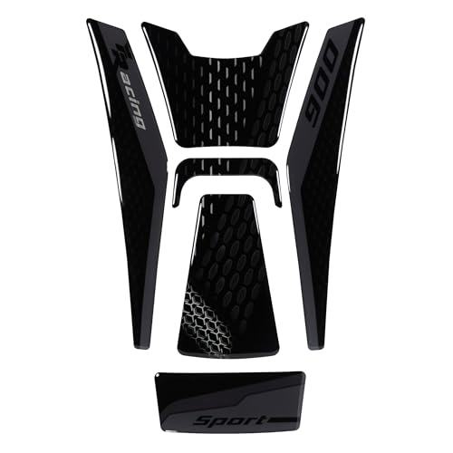 Tankpad Motorradaufkleber kompatibel mit BMW F900XR Schwarz 2025 X510402VA