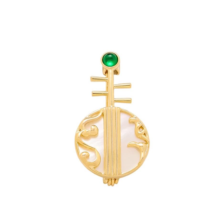Musical Note Brooch Pin for Women Alloy Small Clothing Corsage Accessory-image-40