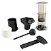 HYCy Mini Molinillo portátil para máquina de café con cafetera exprés y Prensa Manual con Papel de Filtro