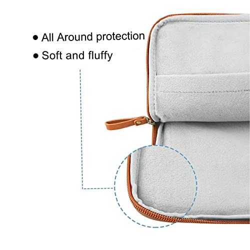 Mosiso MO-13-LEATHER-SLEEVE-DNWBR Laptop Sleeve Bag Compatible With Macbook Air/Pro, 13-13.3 Inch Notebook, Compatible With Macbook Pro 14 Inch 2024-2021 M3 M2 M1, Pu Leather Padded Bag Waterproof Case thumb #2