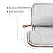 MOSISO Laptop Sleeve Bag 13.3 inch Compatible with MacBook Air/Pro, 13-13.3 inch Notebook, Compatible with MacBook Pro 14 2025-2021 M4 M3 M2 M1, PU Leather Padded Bag Waterproof Case, Brown