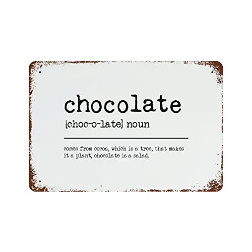 Plaque métal Chocolate pour décoration murale de bar - 2
