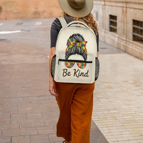 Mochila escolar de viaje Be Kind ideal para universidad y jóvenes 6