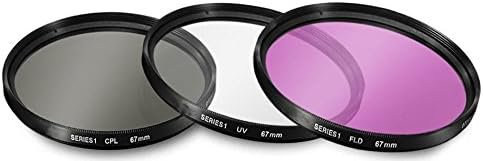 Miniatura 2 de Juego de filtros de 7 piezas con revestimiento múltiple de 2.638 in, incluye 3 filtros (UV-CPL-FLD-) y 4 filtros de primer plano (+1+2+4+10) para