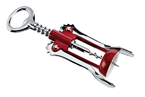 Tescoma 420244.20 Chrome, Red Crown Bottle Opener - Chrome, Red, Metal, 170 mm, with Hole in the grip for Hanging