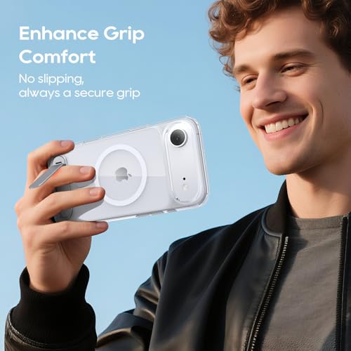 Étui smartphone 2026 Air transparent avec support intégré pour mobile - 7