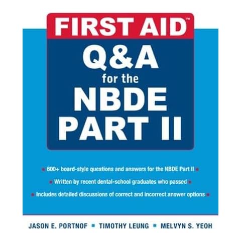 First Aid Q&A for the NBDE Part II (First Aid Series) Cover