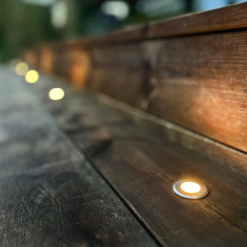 Lumières de jardin LED large diffusion avec finition argent